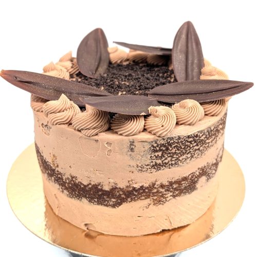 chocoladetaart 1 Naked chocolade stapeltaart